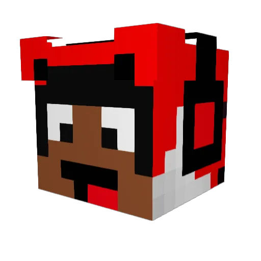 HAZZA____ Minecraft avatar head, 3D render