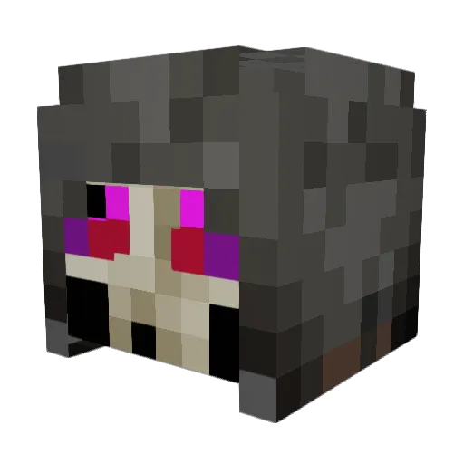 HAZiiE Minecraft avatar head, 3D render