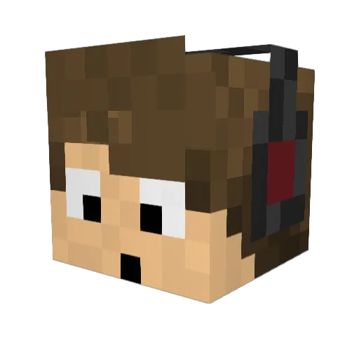 HAppYfReaK69 Minecraft avatar head, 3D render
