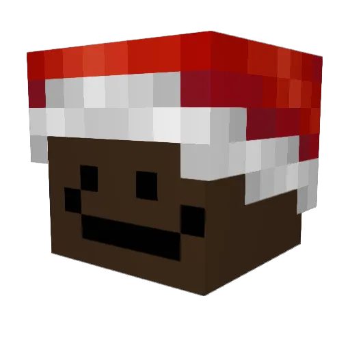 HBK124 Minecraft avatar head, 3D render