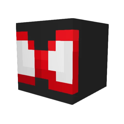 HBKmoy Minecraft avatar head, 3D render
