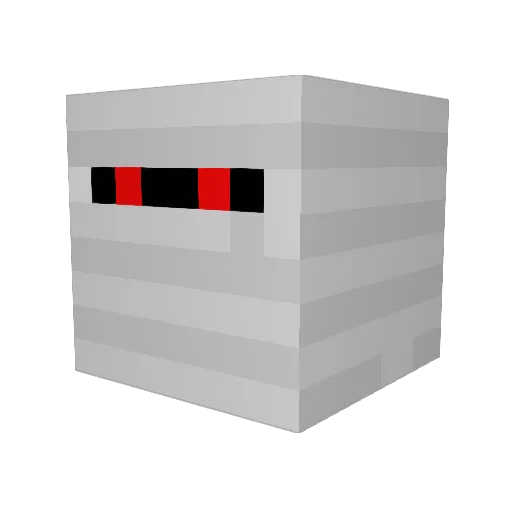 HB_Craft Minecraft avatar head, 3D render