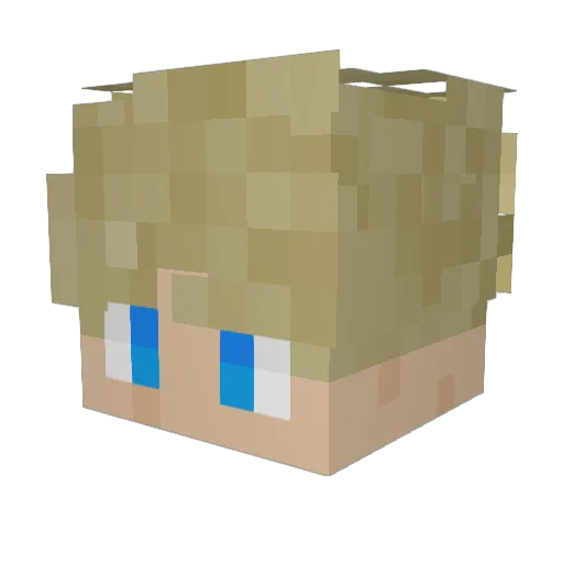 HB_Frost Minecraft avatar head, 3D render