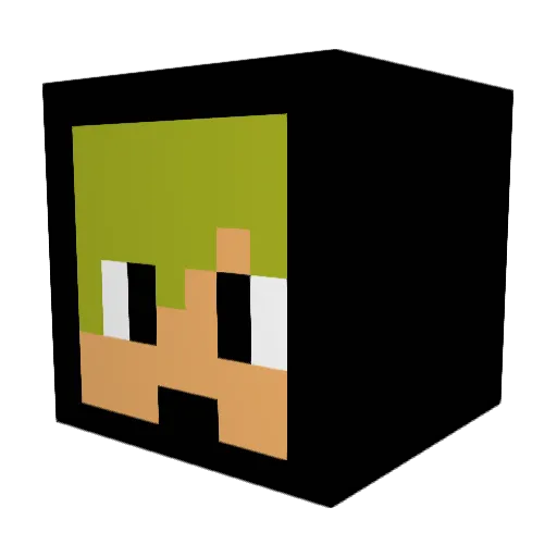 HB_antman101 Minecraft avatar head, 3D render