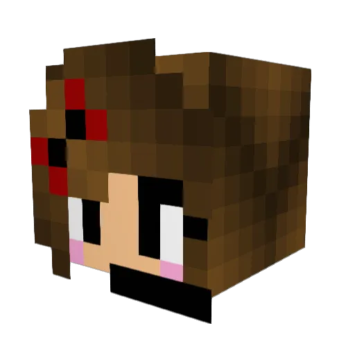 HBladybug_gamer Minecraft avatar head, 3D render