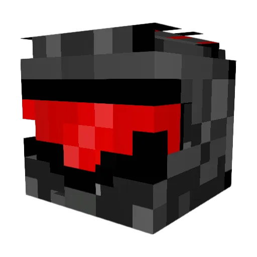 HBomb70 Minecraft avatar head, 3D render