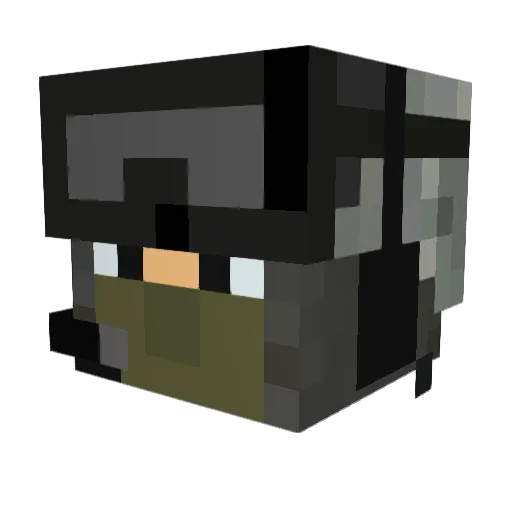 HCAMMO13 Minecraft avatar head, 3D render