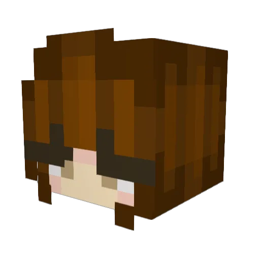 HCGamer7 Minecraft avatar head, 3D render