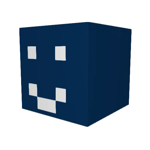 HCHKRDTN Minecraft avatar head, 3D render