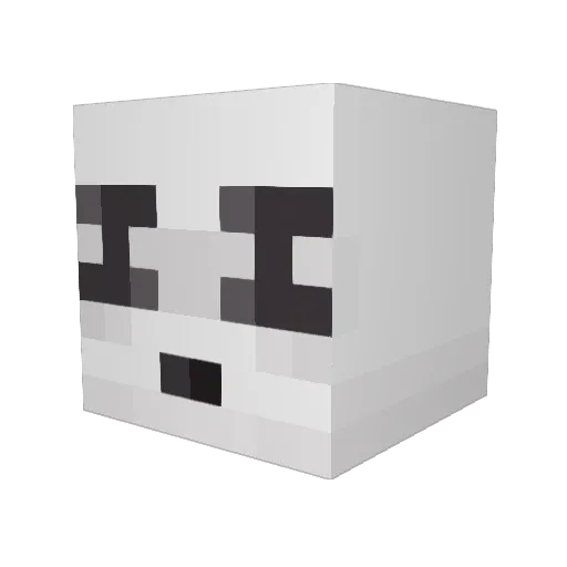 HCR_cake Minecraft avatar head, 3D render