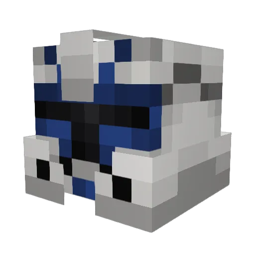 HC_remy Minecraft avatar head, 3D render