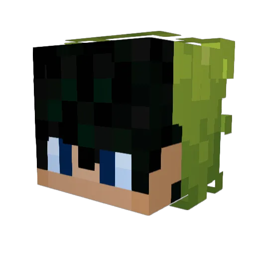 HChungTae Minecraft avatar head, 3D render