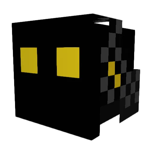 HD2276 Minecraft avatar head, 3D render