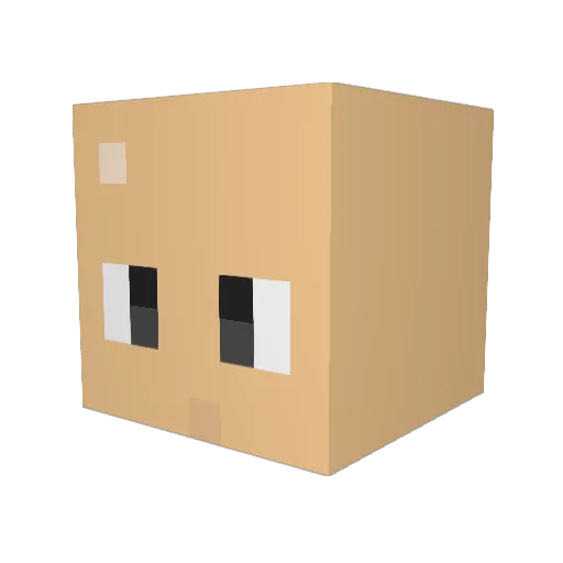 HDBoss007 Minecraft avatar head, 3D render