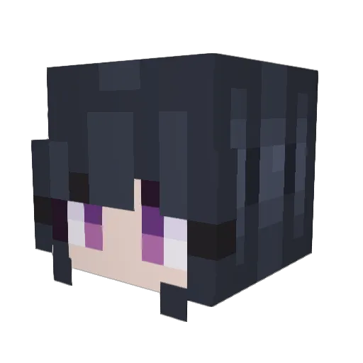 HDCAKE Minecraft avatar head, 3D render