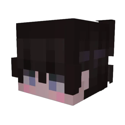 HDDbreaker Minecraft avatar head, 3D render