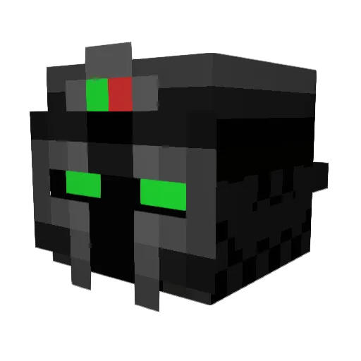HDGC Minecraft avatar head, 3D render