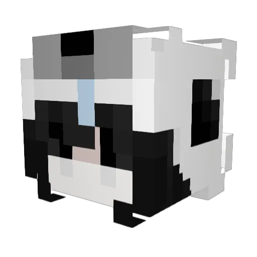 HDHRNCFL Minecraft avatar head, 3D render
