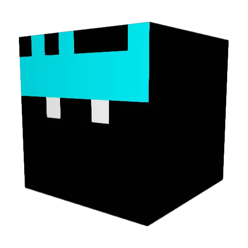 HDOTTT Minecraft avatar head, 3D render