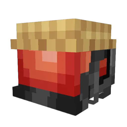 HDR1440 Minecraft avatar head, 3D render