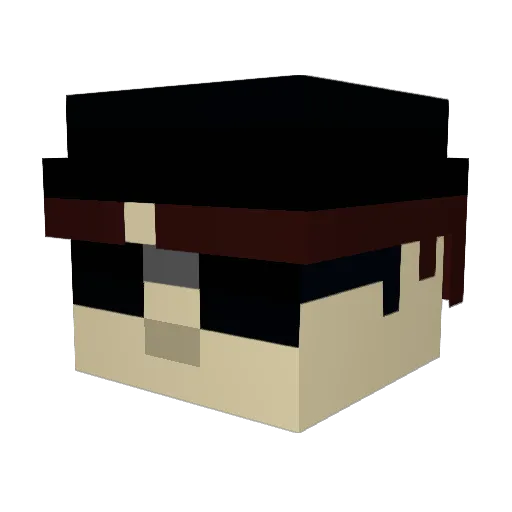 HDSTONE67 Minecraft avatar head, 3D render
