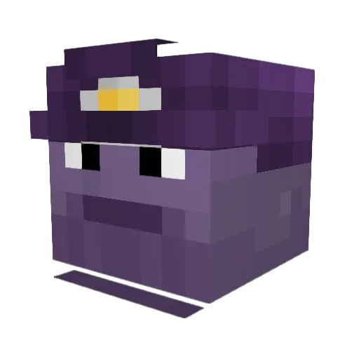 HDTrash Minecraft avatar head, 3D render