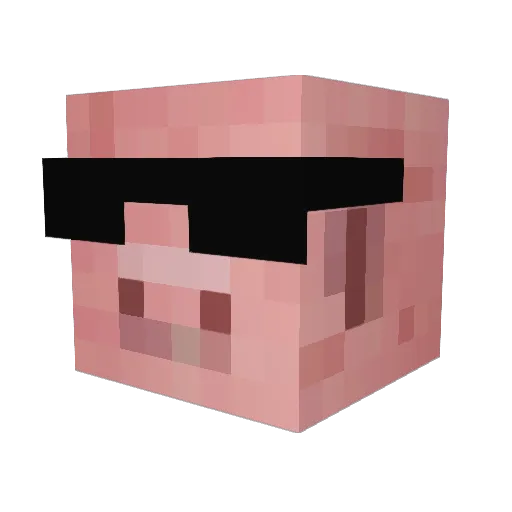 HDW2004 Minecraft avatar head, 3D render
