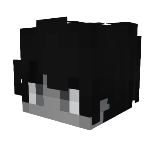HDak007 Minecraft avatar head, 3D render
