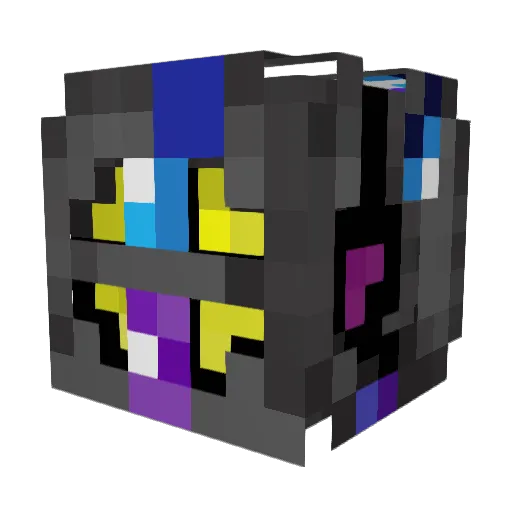 HDdarkness00 Minecraft avatar head, 3D render