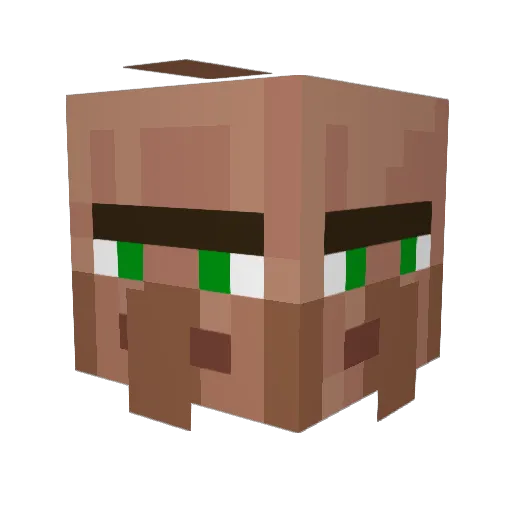 HDhwan Minecraft avatar head, 3D render
