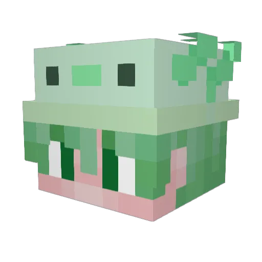 HEEL_LOVE Minecraft avatar head, 3D render