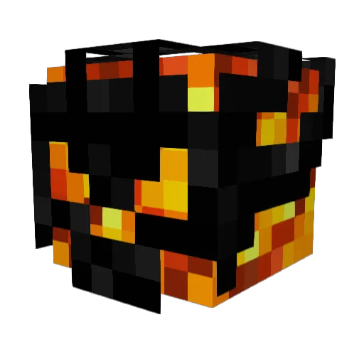 HEEROH Minecraft avatar head, 3D render