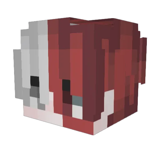 HELLAVN Minecraft avatar head, 3D render
