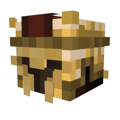 HELLBOY2976 Minecraft avatar head, 3D render