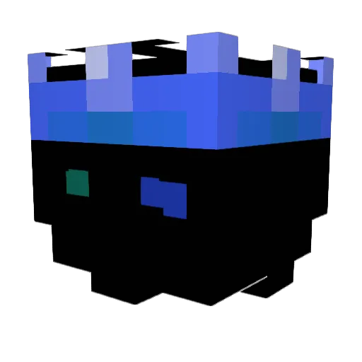HELLBOYx999 Minecraft avatar head, 3D render