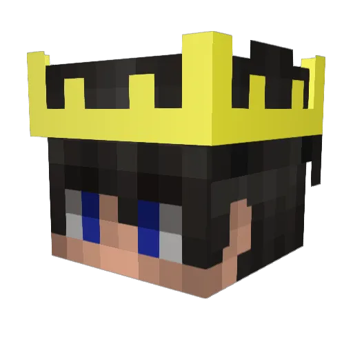 HELLOLEGEND07 Minecraft avatar head, 3D render