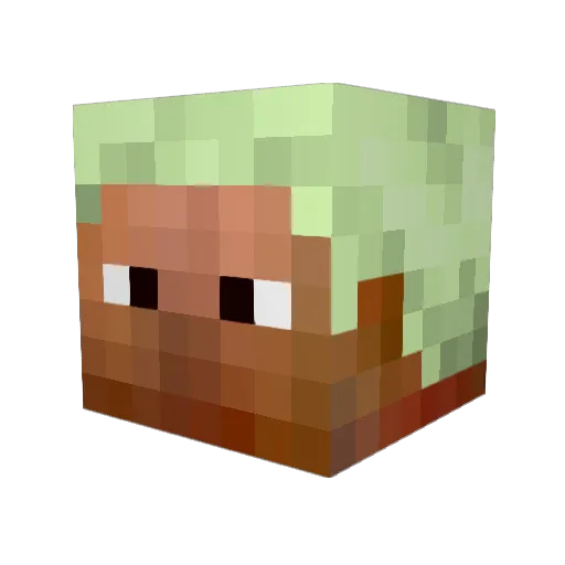 HELLPUNK_ Minecraft avatar head, 3D render