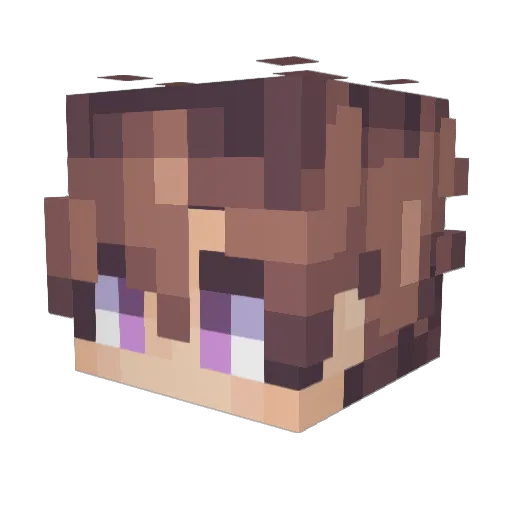 HEMOD152 Minecraft avatar head, 3D render