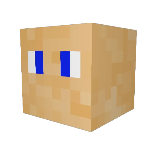 HENRYGAMING34 Minecraft avatar head, 3D render