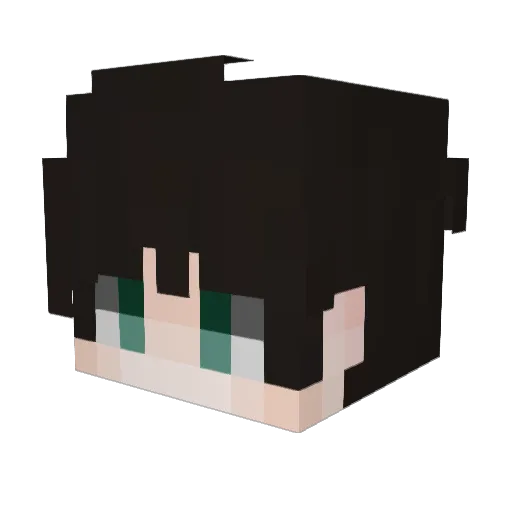 HENRY_E_SU Minecraft avatar head, 3D render