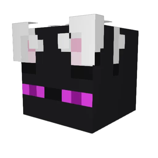 HERITHE Minecraft avatar head, 3D render