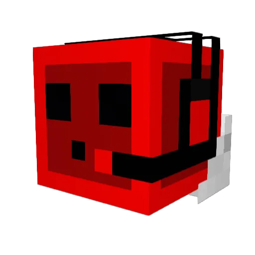 HERKRINA Minecraft avatar head, 3D render