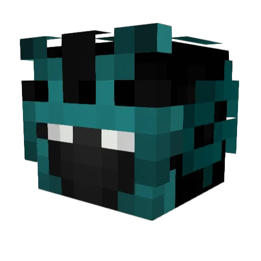 HEROBRINE0825 Minecraft avatar head, 3D render
