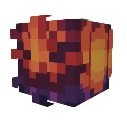 HEROCK_ Minecraft avatar head, 3D render