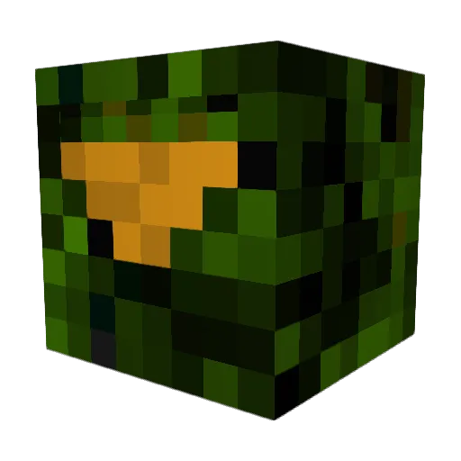 HEROCOLE14 Minecraft avatar head, 3D render