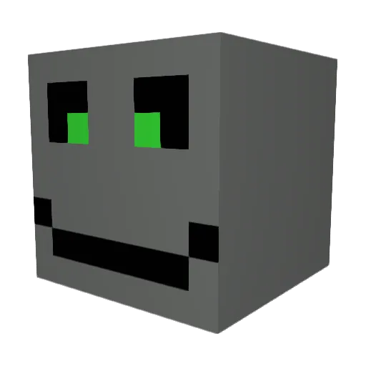 HEROJILLES Minecraft avatar head, 3D render