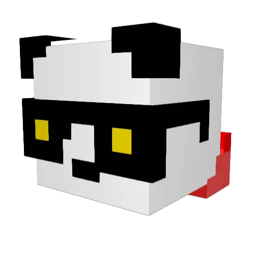 HESSERY3 Minecraft avatar head, 3D render