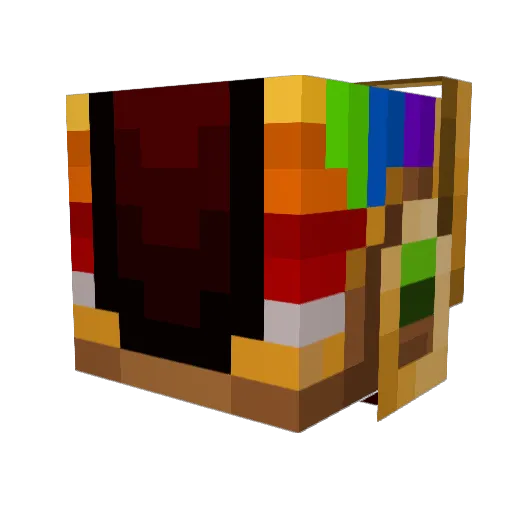 HEXENTABLE Minecraft avatar head, 3D render