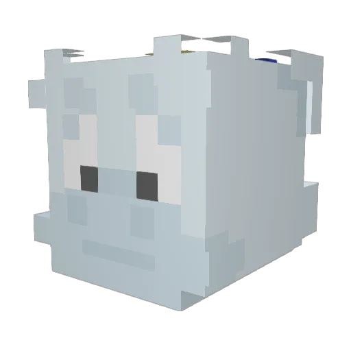 HElNZ Minecraft avatar head, 3D render