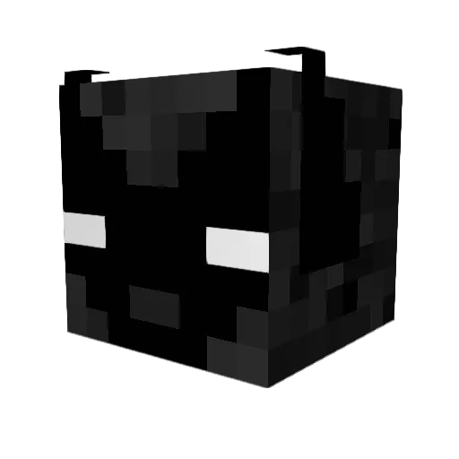 HFC_PVP Minecraft avatar head, 3D render